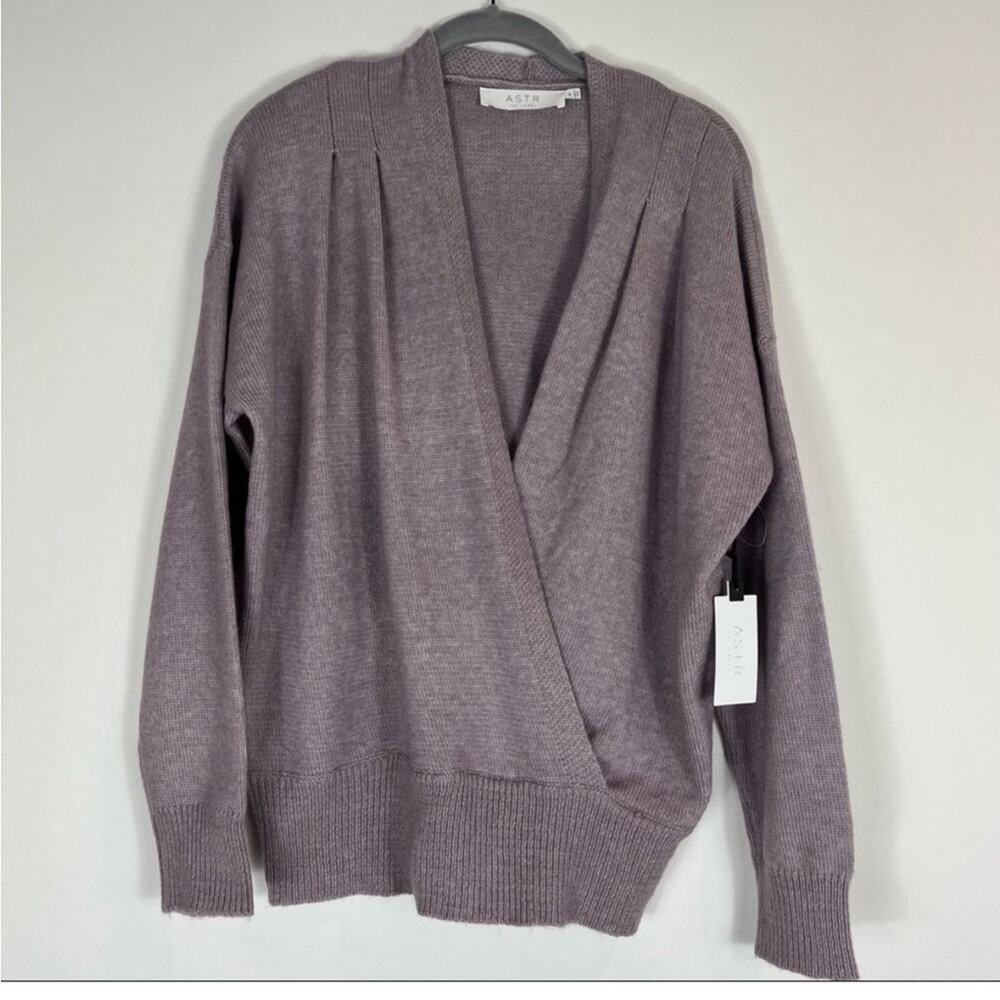 NWT astr the label purple sweater